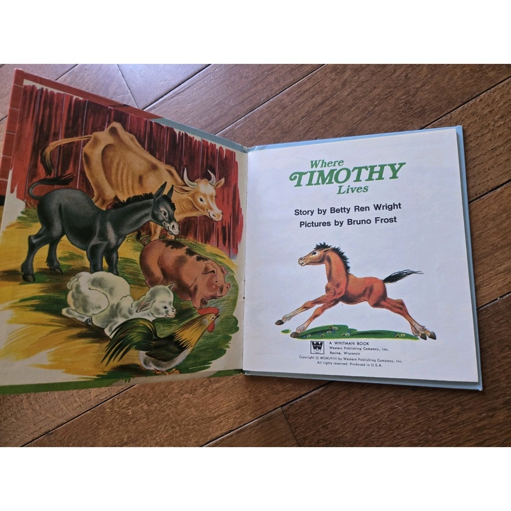 Tell A Tale Books Lot Of 6 VTG 50s Childrens Books - Hello Joe, Lassie, Frisker - Picture 13 of 14